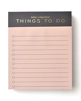 Blush To-Do List Notepad with Gold Foil