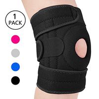 Knee Brace with Side Stabilizers and Open Patella, Adjustable Knee Support for Arthritis Pain One Size Fits All