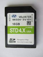 2V101 2014 2015 2016 Hyundai VELOSTER Navigation MAP SD Card,GPS,U.S.A OEM 96554-2V101