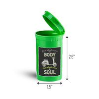 Two Wheels Move Soul First Aid Case Pill Container ID 4549G