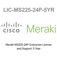 LIC-MS225-24P-5YR Enterprise Meraki License for MS225-24P 5 Year