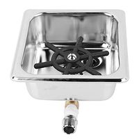 MAGT Automatic Cup Cleaner Automatic Stainless Steel Cup Washer Cleaner Practical and Convenient Glass Rinser for Hotel Bar Coffee Milk Tea Cup