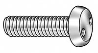 #8-32 x 1/2" Pan Head SPan Headner Tamper Resistant Screw, 25 pk.