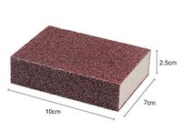 WellieSTR 50-Pack Sanding Sponge Drywall Polishing Sanding Sponge Block Sandpaper Sander Tool, Sponge Kitchen Supplies descaling Clean Rub Pot