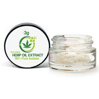 Hemp Oil Extract | 100% Pure Isolate Powder | 3g 3000mg Isolate | Stress Support, Anti Anxiety, Migraine Relief, Sleep Aid, Natural Anti Inflammatory