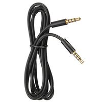 TOOGOO Audio Cable 3.5MM to 3.5MM Jack Male to Male Black Headphone Auxiliary Cord Stereo Audio Cable for Phone PC Laptop