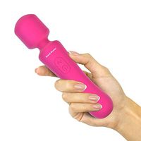 Wand Master Mini - Waterproof Cordless Personal Massager - Rechargeable - Premium Handheld Body Wand with Magic Powerful Therapeutic Vibrations - USB - Stress Away Sport Recovery