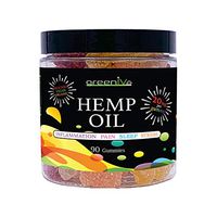 GreenIVe - Hemp Oil All Natural Vegan Gummy Bears - 0 Artificial Ingredients - 0 Fillers - 100% All Natural Vegan Ingredients - Exclusively on Amazon (90 Vegan Gummies)