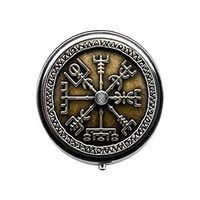 Viking Compass Pill Box,Viking Pill Box, Men Man Fashion Candy Box