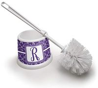 RNK Shops Initial Damask Toilet Brush (Personalized)