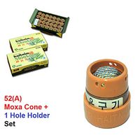 Korea Natural Hait Nim Shinkigoo 1 Hole Mugwort Wormwood Holder Warmer Heater Device with Cones 52PCS (Device with 52A Moxa Cones)