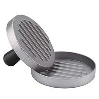 NBSXR 2Pcs Aluminum Burger Press, Professional Food Grade Hamburger Mold, Ideal for BBQ Grill, Home, Parties, Picnic, Kitchen Accessories for Hamburger
