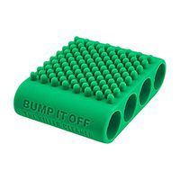 Bump It Off Silicone Cleaning Scrubber Brush for Fabric, Kitchen, Pets, Body, Beauty | Green