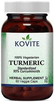 Kovite Guaranteed Potency Turmeric Root Extract 450 mg Standardized 95% Curcumin Kosher and Vegetarian- 120 Vegetable Capsules