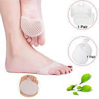 Metatarsal Pads | Metatarsal Pads for Women | Ball Foot Cushion (2 Pairs Foot Pads) All Day Pain Relief Bunion | Mortons Neuroma Pads for Women Men | Soft and Comfort One Size Fits Shoe Inserts