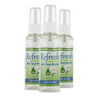 Refresh Liquid Wipe - Toilet Tissue Moistener Spray 2oz. (3 Pack). Works on Any Toilet Tissue for a Custom Wipe!