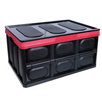 Foldable Storage Bins, Lyperkin Multifunctional Storage Box, Car Trunk Folding Storage Bins Organizer for Food, Clothes and Sundries