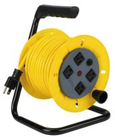 Alert Stamping 7140M Professional Multi-Outlet Manual Wind-Up Reel Circuit Breaker