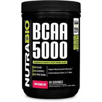 NutraBio BCAA 5000 Powder - 60 Servings (Watermelon)