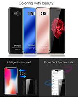 Rcsbtd Card Mobile Phone, 2.4 inch Touch Screen, MTK6261D, Support Bluetooth, FM, GSM, Dual SIM(Black) (Color : Gold)