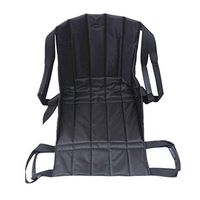 Ozzptuu Foldable Oxford Wheelchair Transfer Seat Pad Transfer Boards Medical Lift Sling Transferring Turner Positioning Pad for Patients (4 Handles)