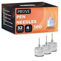 Prove Pen Needles 32 Gauge, 5/32 Inch 4mm (Pack of 100) | Individually Wrapped Diabetic Pen Needles 32G 5/32’’ 4mm - 100ct