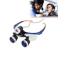 Doc.Royal 2.5X 420mm Surgical Medical Binocular Loupes Optical Glass Headset Magnifying Glasses +3W LED Headlight