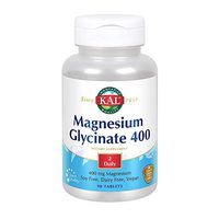 KAL Magnesium Glycinate 400 | Vegan, Chelated, Non-GMO, No Soy, No Dairy, and No Gluten | 45 Servings