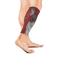 Calf Guard Sleeves French Bulldog Dog Sports Calves Guards Sleeves for Running, Basketball, Baseball, Football