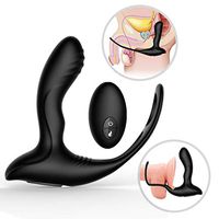 Heating Prostata Massager for Man 10 Speeds Wireless Remote Control Cork Butt Massage Butt Man Massaging