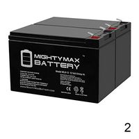 Mighty Max Battery ML8-12 - 12V 8AH Replacement Battery for APC Back-UPS BE750G 750VA - 2 Pack Brand Product