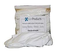 Axtion Products Premium White Cloth Rags 1/2lbs