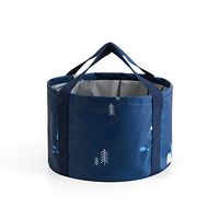 Portable Folding Bucket, 12L Multifunctional Collapsible Portable Travel Outdoor Wash Basin Lightweight Folding Basket Folding Bucket for Camping Hiking Travelling Fishing Washing Fruit Basket