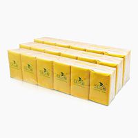 36 Packets of Bamboo Pocket Tissues 3 Layers Facial Tissue Portable Toilet Paper Affordable