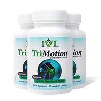 IVL TriMotion Joint Health Support Supplement, 60 Capsules per Bottle (Pack of 3)