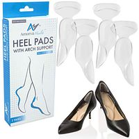 Arch Support Cushions for Men & Women, Shoe Insoles for Flat Feet, Arch Inserts for Plantar Fasciitis. Arch Pad and Heel Support for Overpronation to Relieve Foot Pain.