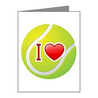 Note Cards (10 Pack) I Love Tennis