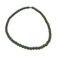 EleeColorful Health Ion Tourmaline Beads Stretch Necklace Chain Balance w/Box/ (Green)