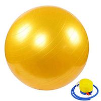 YKXIAOSI Yoga Balls Sports Balance Ball Pilates Fitness Gym Exercise Yoga-Yellow-80cm