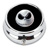 NIGHTMARE BEFORE CHRISTMAS Custom Fashion Pill Box Medicine Tablet Holder Organizer Case for Pocket or Purse