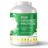 Dr. Forest Organic Raw Cold Pressed Vegan Plant Protein Powder - Add to Your Favorite Smoothies or Shakes - Non-GMO Certified Organic 20 Grams Protein per Serving, 2.2 lbs (Vanilla, 1.1 lbs)