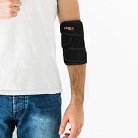Elbow Brace, Elbow Immobilizer Stabilizer Support Brace, Elbow Arthritis Relief, Tendonitis, Sports Injury Recovery, Elbow Night Time Sleeping Immobilizing (Black, 8.1" -13.7"×W7.3")