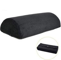 Memory Foam Bolster Pillow, Knee Support Pillow, Under Desk Foot Rest Cushion, Cervical Pillow, Leg Elevator - Ergonomic Design, Removable Cover, Adjustable Strap for Pregnancy, Yoga, Outdoor, Surgery