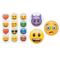 Emoji Antibacterial Bandages - First Aid Kit Supplies - 2 Boxes per Unit