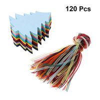 Holibanna 120pcs Paper Gift Tags Kraft Tag Christmas Tree Shape Hang Labels for Christmas