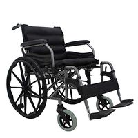 Steel Foldable Wheel Chair Wheelchair,Back Foldable Dimensions Ultra Lightweight Folding Wheelchair