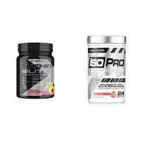 Scivation Xtend Elite BCAA Powder, Sour Gummy, 30 Serving + IsoPro 100% Grass Fed Native Whey Protein Isolate Powder, Fruity Cereal Flavor, 24 Servings