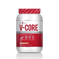 Complete Nutrition Ignite Series V-Core Protein Powder, Vanilla, Whey Protein Concentrate, Milk Protein Concentrate, Casein Protein, 25g Protein, 12g EAAs, 6g BCAAs, 2 lb Tub (23 Servings)