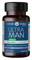 Vitamin World Ultra Man™ 50 Plus Daily Multivitamins Formula for Man Over 50 30 Coated caplets