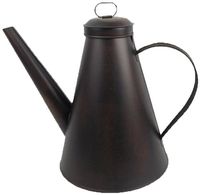 Craft Outlet Matte Black Bucket, 14 by 11-Inch, Black